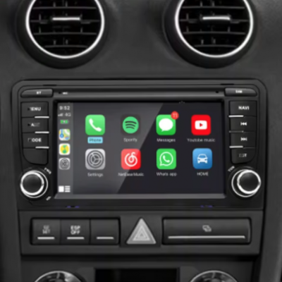 Autoradio Audi A3 8P,S3,RS3,Sportback tactile avec boutons GPS Bluetooth Android & Apple Carplay + caméra de recul