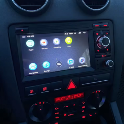 Autoradio Audi A3 8P,S3,RS3,Sportback tactile avec boutons sur la droite GPS Bluetooth Android & Apple Carplay + caméra de recul