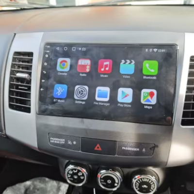 Autoradio Mitsubishi Outlander 2006 à 2012 Android & Apple Carplay full tactile GPS Bluetooth + caméra de recul