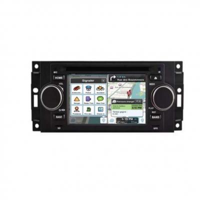 Autoradio tactile GPS Bluetooth Android & Apple Carplay Dodge Charger, Caliber, Dakota, Durango et Ram + caméra de recul