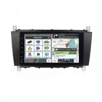 Autoradio full tactile GPS Bluetooth Android & Apple Carplay Mercedes Classe C W203 Phase 2, Classe G, Classe CLC + caméra