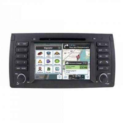 Autoradio BMW Serie 5 E39, X5 E53, Serie 7 E38 tactile avec boutons GPS Bluetooth Android & Apple Carplay + caméra de recul