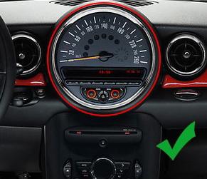 Autoradio gps carplay android auto bluetooth mini cooper countryman clubman one roaster5