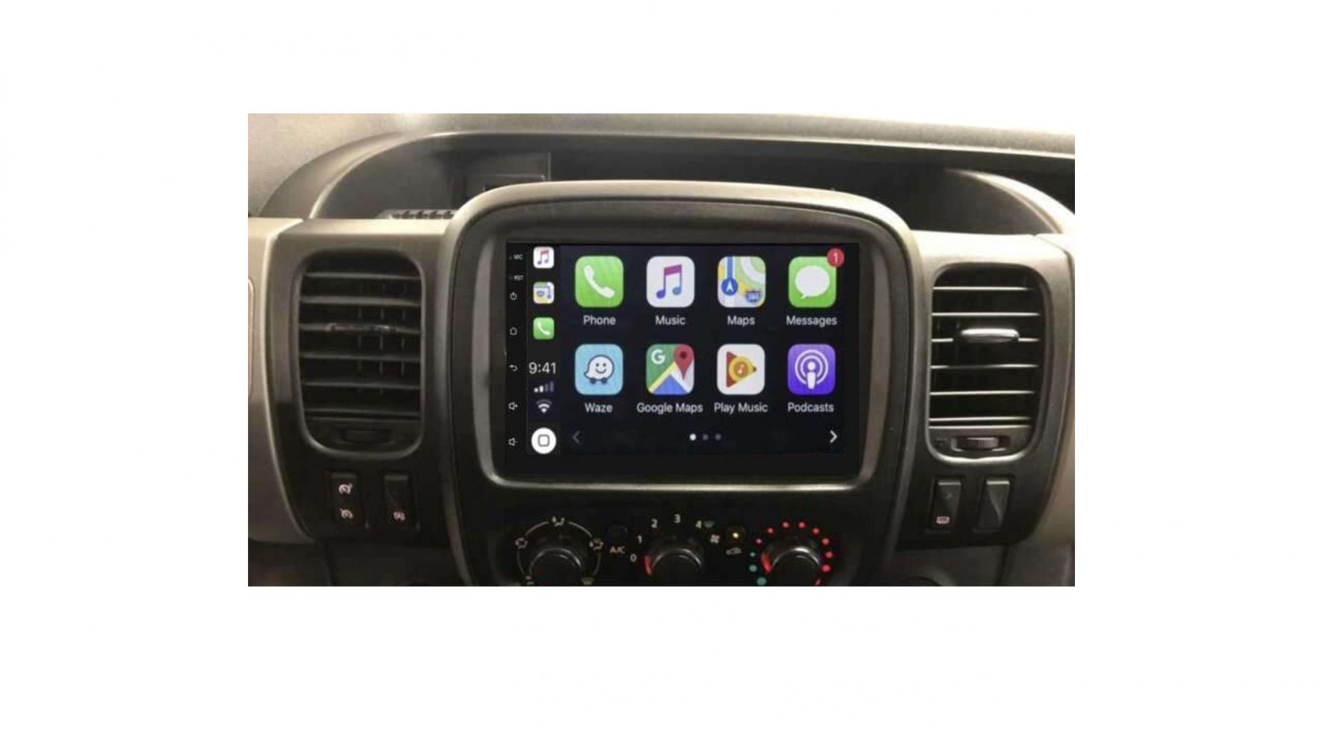 Autoradio opel vivaro renault master 1 2 3 tactile gps bluetooth android apple carplay 2