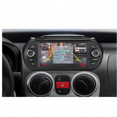 Autoradio Fiat Fiorino et Qubo de 2008 à 2018 Android & Apple Carplay tactile avec boutons GPS Bluetooth + caméra de recul