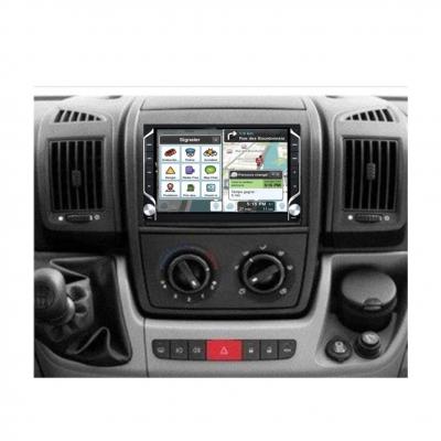 Autoradio Fiat Ducato jusqu'à 2011 et camping-car de 2007 à 2024 Android & Apple Carplay tactile avec boutons GPS Bluetooth + caméra de recul