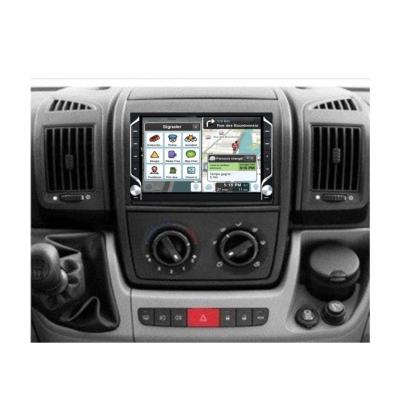 Autoradio Fiat Ducato jusqu'à 2011 et camping-car de 2007 à 2025 Android & Apple Carplay tactile avec boutons GPS Bluetooth + caméra de recul