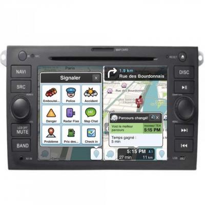 Autoradio tactile GPS Bluetooth Android & Apple Carplay Porsche Cayenne de 2003 à 2010 + caméra de recul