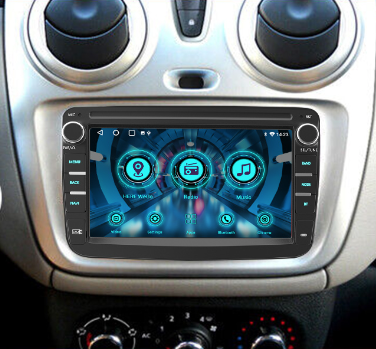 Autoradio Android 7" Pour Dacia Duster/Sandero/Logan... - 4+64 Go, CarPlay/Android Auto, GPS, Caméra De Recul