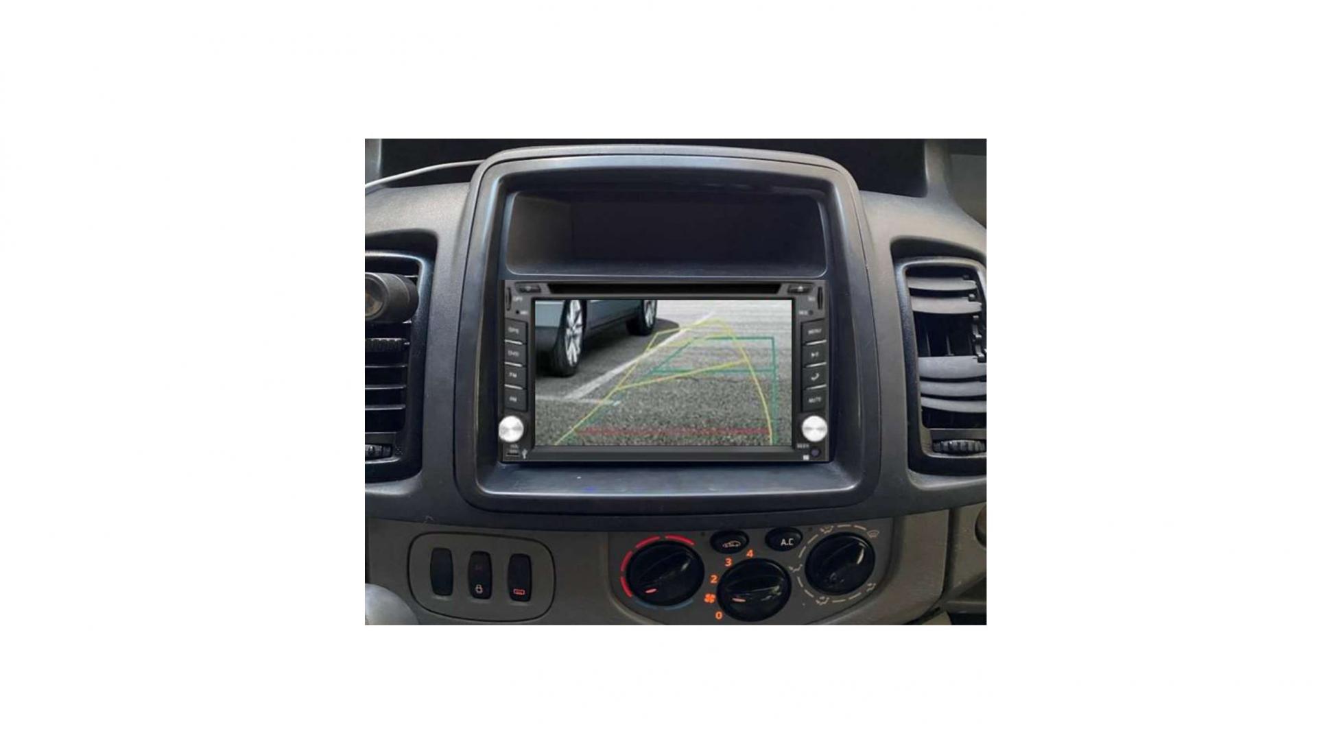 Autoradio tactile GPS Bluetooth Android & Apple Carplay Renault Trafic de  2002 à 2014 pour modèle avec ordinateur de bord + caméra de recul
