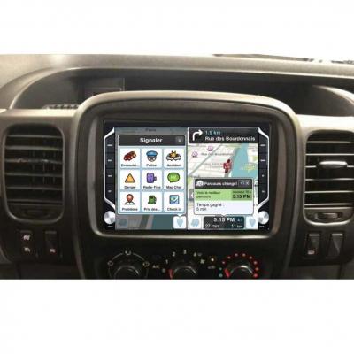 Autoradio Renault Trafic de 2015 à 2024 Android & Apple Carplay tactile avec boutons GPS Bluetooth + caméra de recul