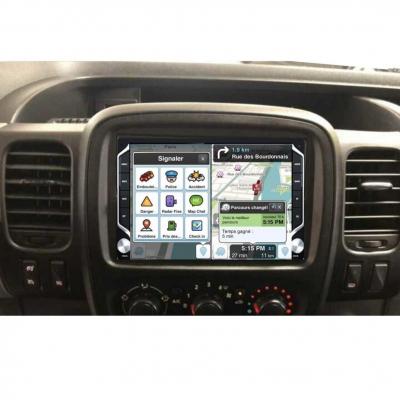 Autoradio Renault Trafic de 2015 à 2025 Android & Apple Carplay tactile avec boutons GPS Bluetooth + caméra de recul