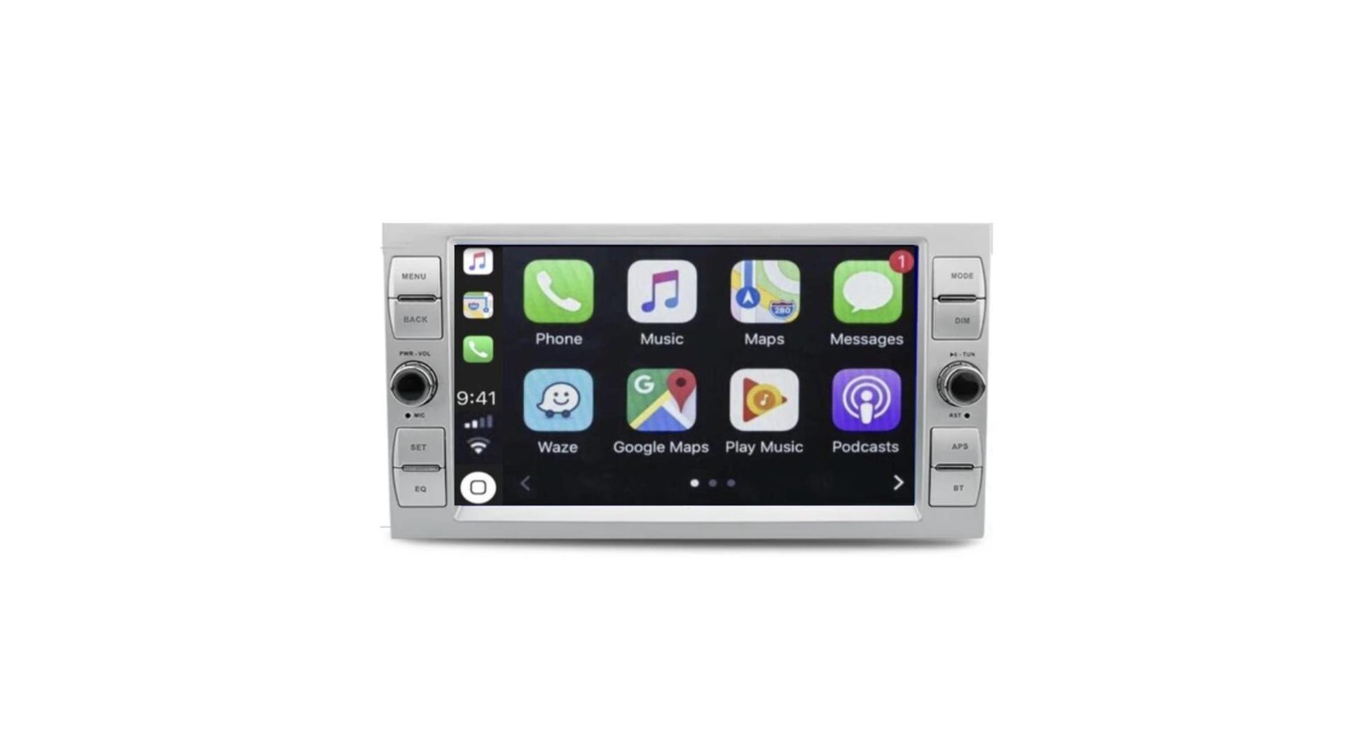 Autoradio tactile gps bluetooth android apple carplay ford kuga transit c max s max focus fusion mondeo 01