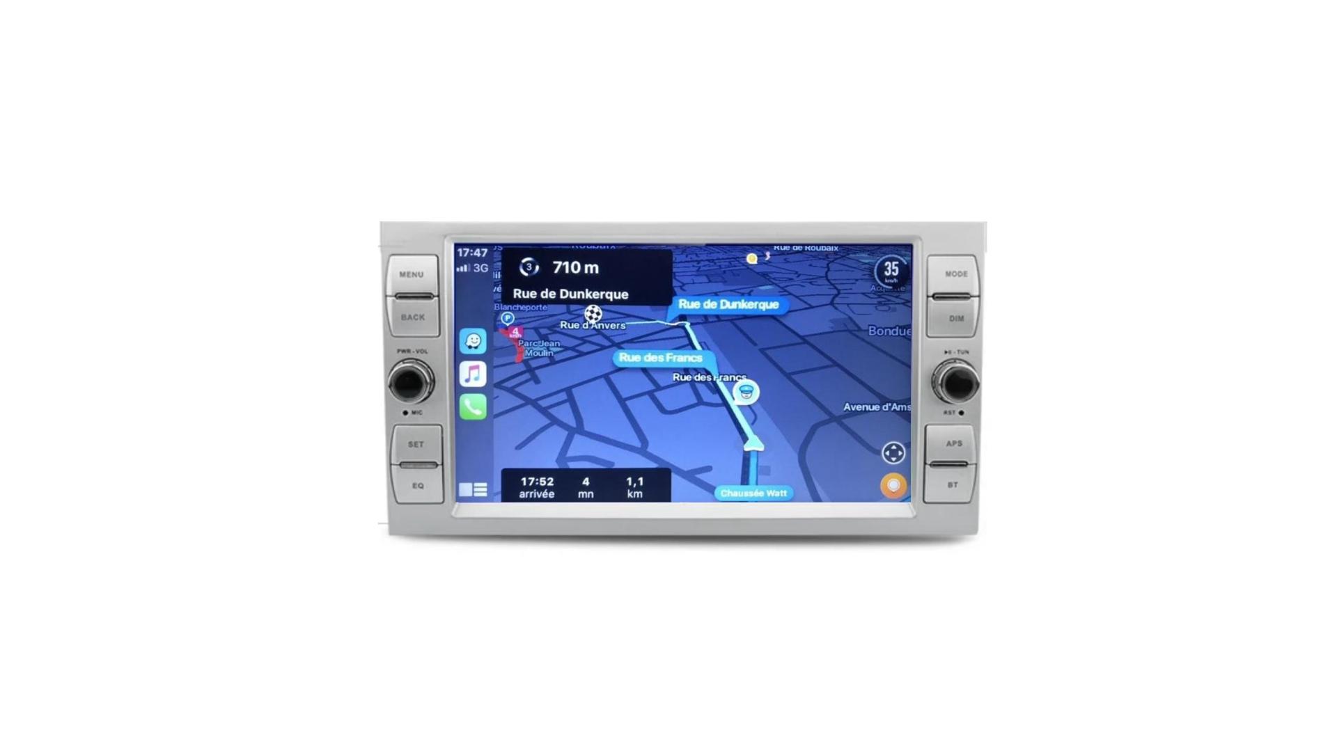 Autoradio tactile gps bluetooth android apple carplay ford kuga transit c max s max focus fusion mondeo 02