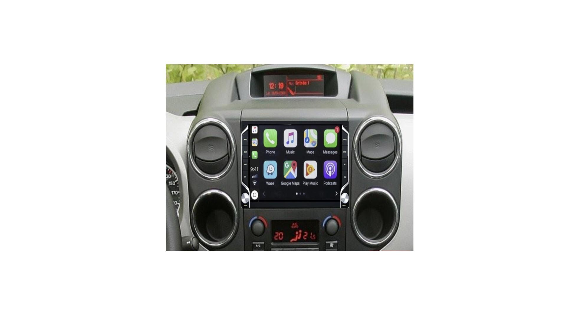 Autoradio GPS tactile Bluetooth Android & Apple Carplay 2DIN + caméra de  recul