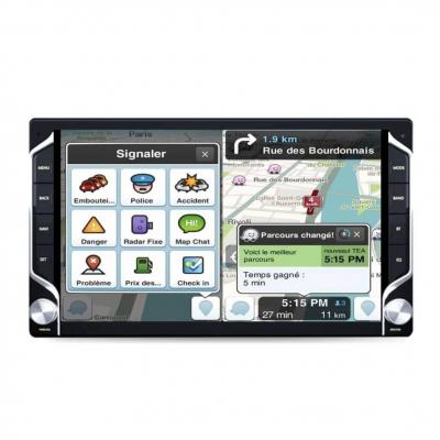 Autoradio tactile GPS Bluetooth Android & Apple Carplay Toyota Land Cruiser 100 avant 2002 + caméra de recul