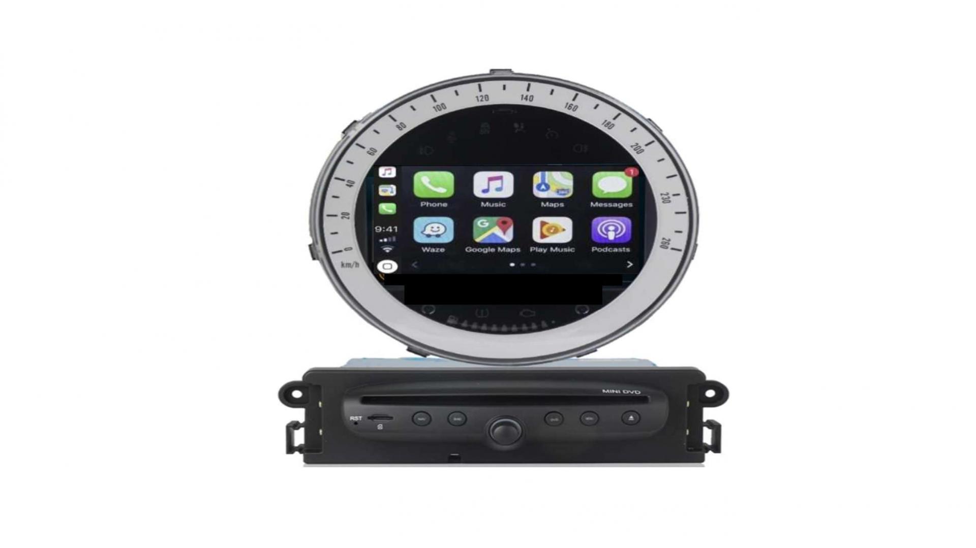 Bmw mini autoradio gps bluetooth android auto carplay camera de recul commande au volant