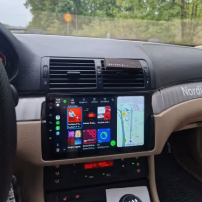 Autoradio BMW Série 3 E46 et M3 1998-2007 full tactile GPS Bluetooth Android & Apple Carplay + caméra de recul