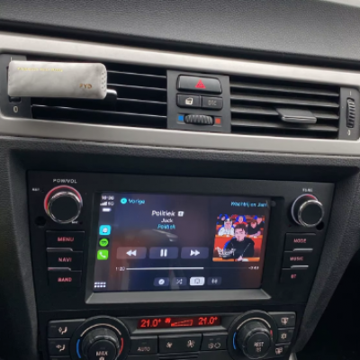 Autoradio BMW Série 3 E90, E91, E92, et E93 de 2005 à 2012 tactile avec boutons GPS Bluetooth Android & Apple Carplay + caméra de recul