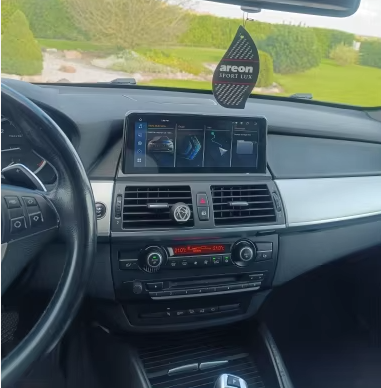 Autoradio BMW X5 E70 et BMW X6 E71 2007 à 2014 full tactile GPS Bluetooth Android & Apple Carplay + caméra de recul