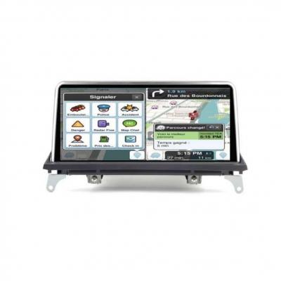 Autoradio BMW X5 E70 et BMW X6 E71 2007 à 2014 full tactile GPS Bluetooth Android & Apple Carplay + caméra de recul