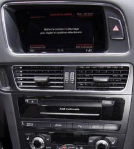 Autoradio GPS full tactile Bluetooth Android & Apple Carplay Audi Q5 de  2009 à 2018 + caméra de recul