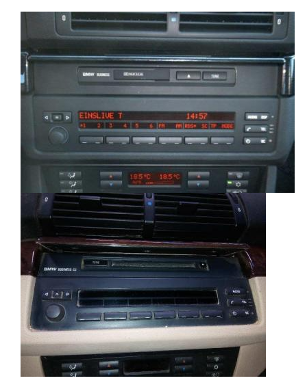 AUTORADIO AVEC GPS D'ORIGINE BMW E38 ET E39 REF: 65528372759