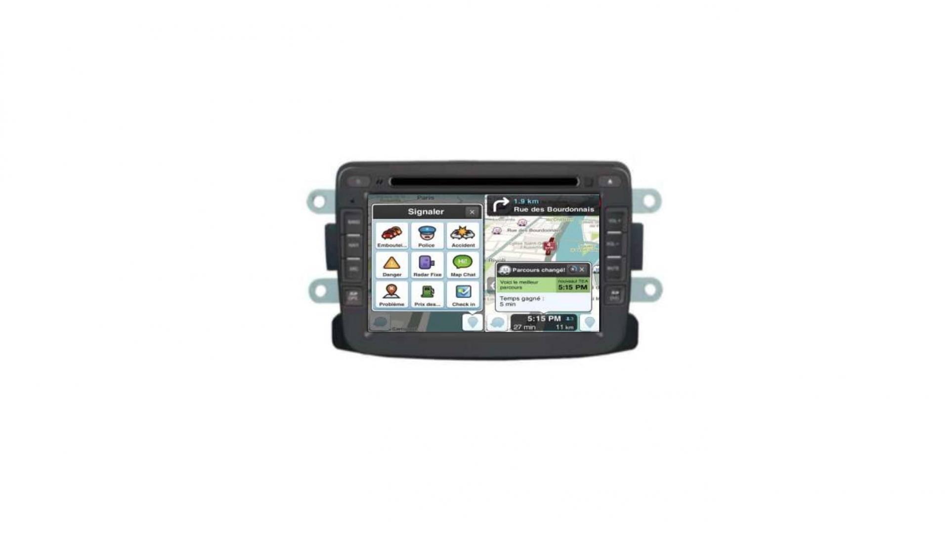 Autoradio tactile GPS Bluetooth Android & Apple Carplay Renault Trafic de  2015 à 2023 + caméra de recul