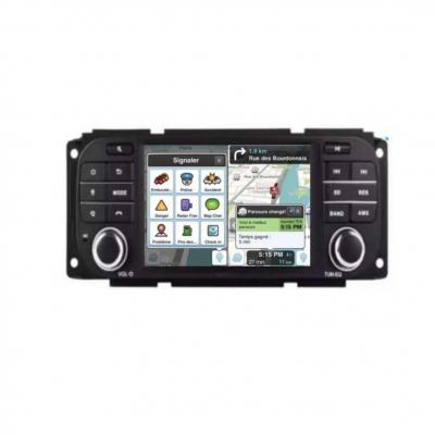 Autoradio full tactile GPS Bluetooth Android & Apple Carplay Chrysler Voyager, PT Cruiser, 300C et Sebring + caméra de recul