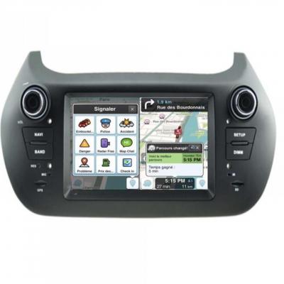 Autoradio Fiat Fiorino et Qubo de 2008 à 2018 Android & Apple Carplay tactile avec boutons GPS Bluetooth + caméra de recul