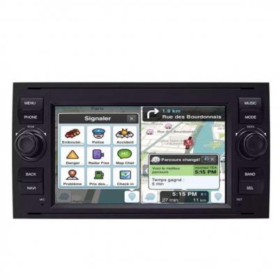 Autoradio tactile GPS Bluetooth Android & Apple Carplay Ford Kuga,Transit,C-Max,S-Max,Fiesta,Focus,Fusion et Mondéo + caméra