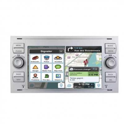 Autoradio tactile GPS Bluetooth Android & Apple Carplay Ford Kuga,Transit,C-Max,S-Max,Focus,Fusion et Mondéo + caméra