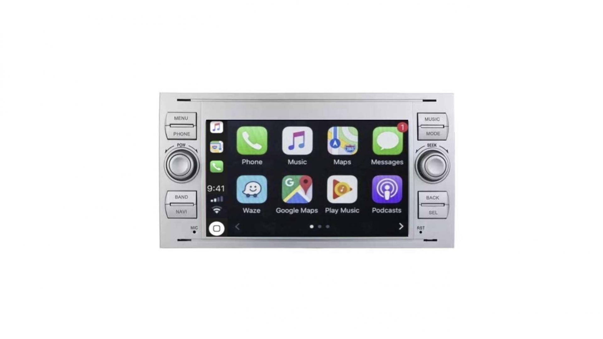 Ford kuga transit c max s max focus fusion monde o autoradio android apple carplay gps bluetooth 2