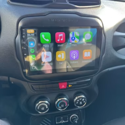 Autoradio Jeep Renegade de 2014 à 2020 full tactile GPS Bluetooth Android & Apple Carplay + caméra de recul