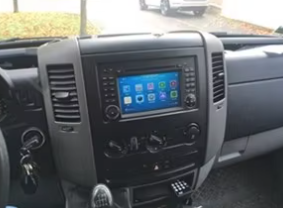 Autoradio VW Crafter et LT3 de 2006 à 2018 tactile avec boutons GPS Bluetooth Android & Apple Carplay + caméra de recul
