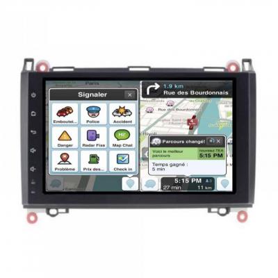 Autoradio full tactile GPS Bluetooth Android & Apple Carplay Mercedes Classe A, Classe B, Sprinter, Viano et Vito + caméra