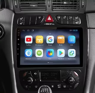 Autoradio Mercedes Classe C W203 Phase 1,Classe G, CLK, Vito, Viano full tactile GPS Bluetooth Android & Apple Carplay + caméra
