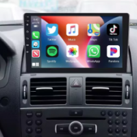 Mercedes classe c w204 autoradio carplay android auto gps9