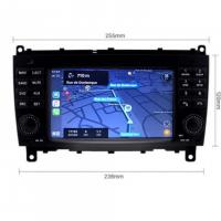 Mercedes classe cls w219 clk w209 autoradio gps carplay android auto gps bluetooth 1 