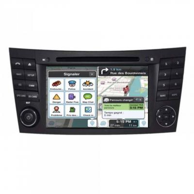Autoradio tactile GPS Bluetooth Android & Apple Carplay Mercedes Classe E W211,CLS W219 et Classe G W463 + caméra de recul