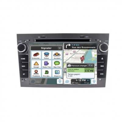 Autoradio Opel Astra, Corsa, Antara, Meriva, Vectra, Vivaro, Zafira tactile avec boutons GPS Bluetooth Android & Apple Carplay + caméra