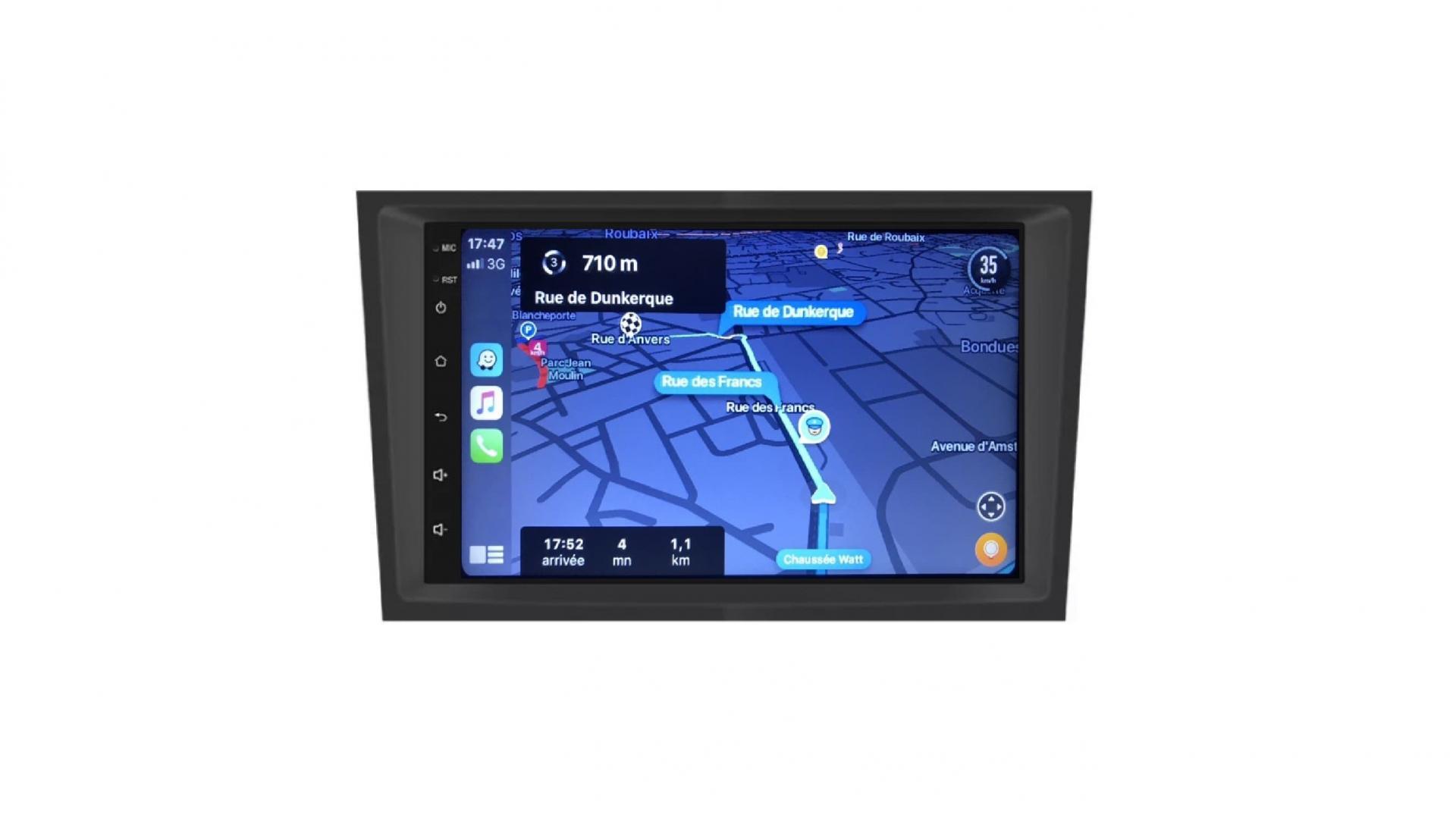 Autoradio tactile GPS Bluetooth Android & Apple Carplay Opel Astra,  Corsa,Antara,Meriva,Vectra,Vivaro,Zafira + caméra de recul