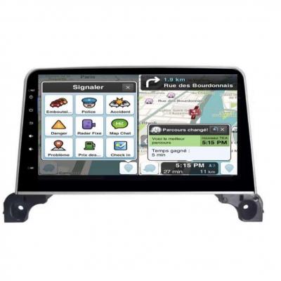 Autoradio full tactile GPS Bluetooth Android & Apple Carplay Peugeot 3008 et 5008 de 2017 à 2020 + caméra de recul