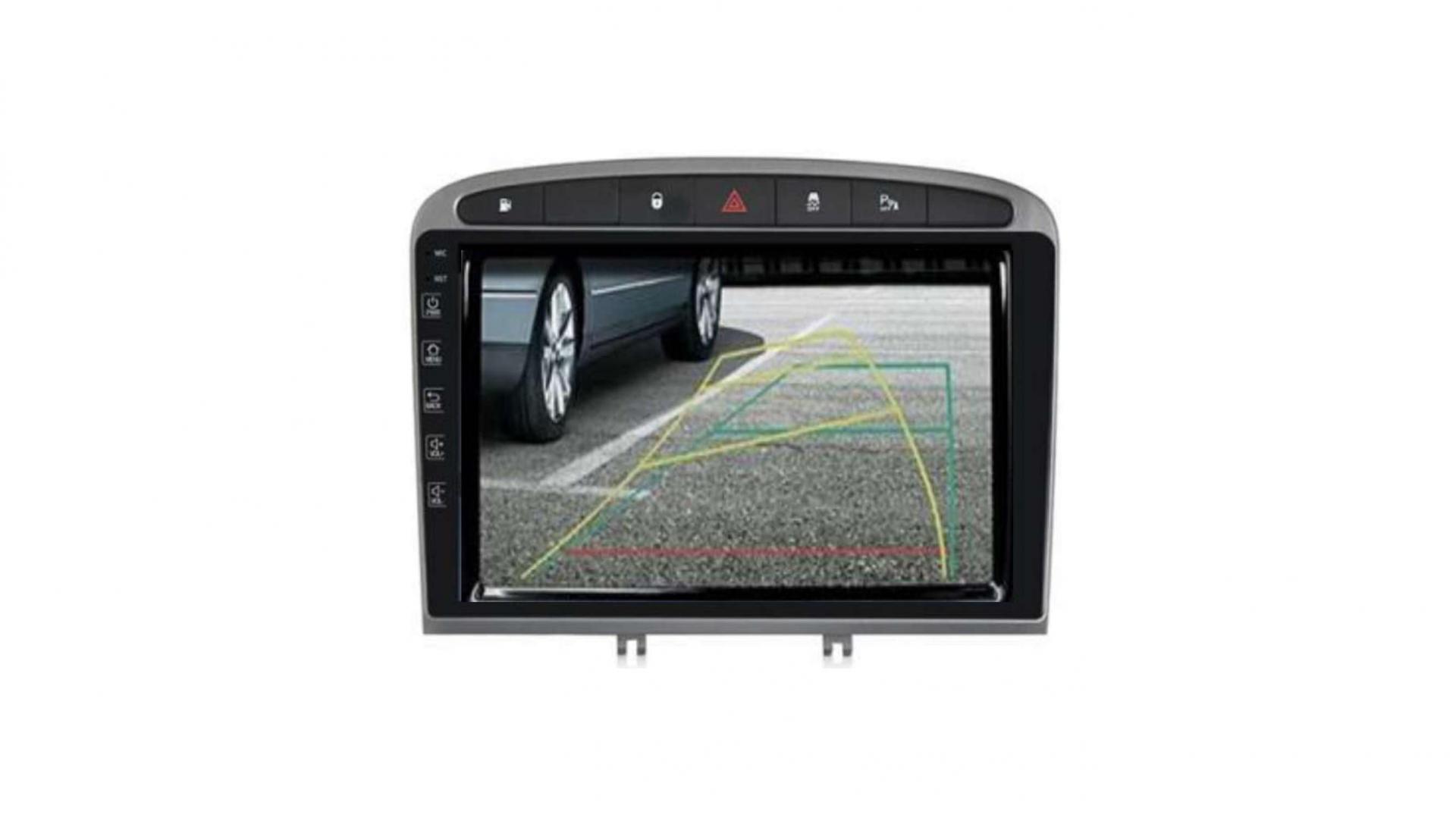 Autoradio full tactile GPS Bluetooth Android & Apple Carplay Peugeot 308,  408 et RCZ de 2007 à 2013 + caméra de recul