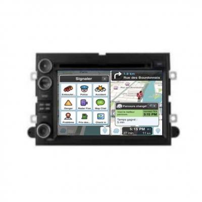 Autoradio tactile GPS Bluetooth Android & Apple Carplay Ford Mustang,Explorer,Edge,F150,Fusion,Focus + caméra de recul