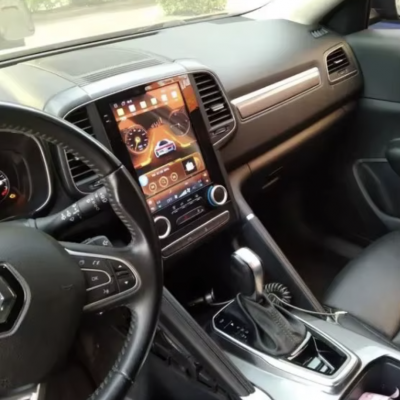 Autoradio Tesla Style Renault Koleos et Megane 4 de 2015 à 2024 Android & Apple Carplay tactile GPS Bluetooth + caméra de recul