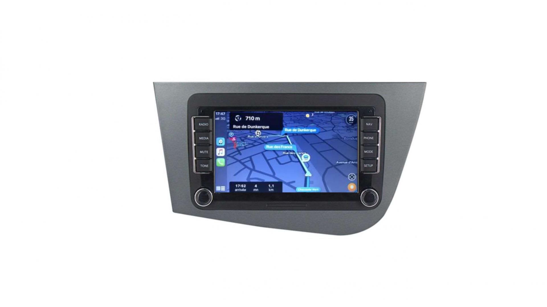 Seat leon autoradio tactile gps bluetooth android apple carplay 1