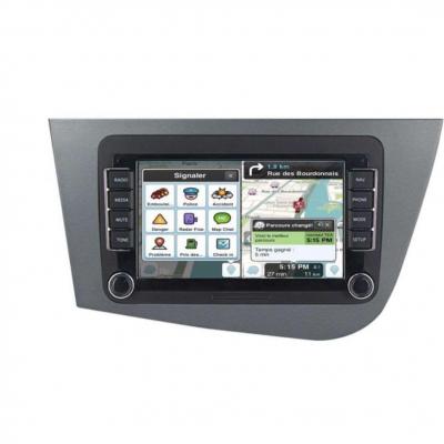 Autoradio tactile GPS Bluetooth Android & Apple Carplay Seat Leon de 2005 à 2012 + caméra de recul