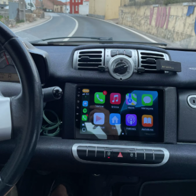 Autoradio Smart Fortwo de 2010 à 2015 full tactile GPS Bluetooth Android & Apple Carplay + caméra de recul
