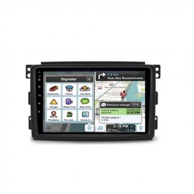Autoradio Smart Fortwo de 2005 à 2010 full tactile GPS Bluetooth Android & Apple Carplay + caméra de recul